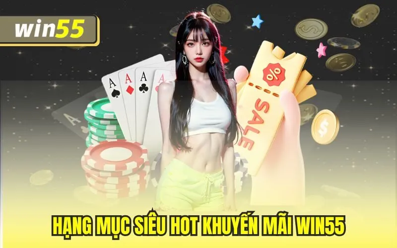 Hạng mục siêu hot khuyến mãi Win55