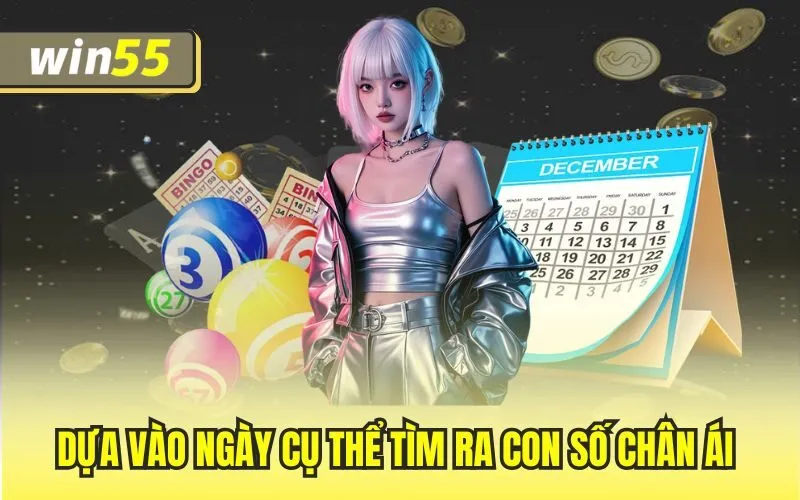 Dựa vào ngày cụ thể tìm ra con số chân ái